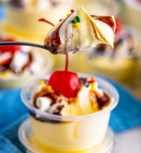 Banana Split Jell-O Pudding Shot Recipe

