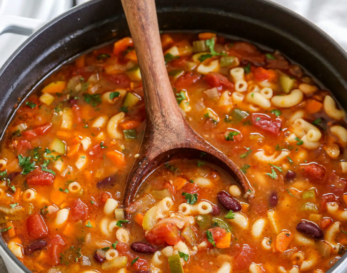 Classic Italian Pasta Fagioli Soup