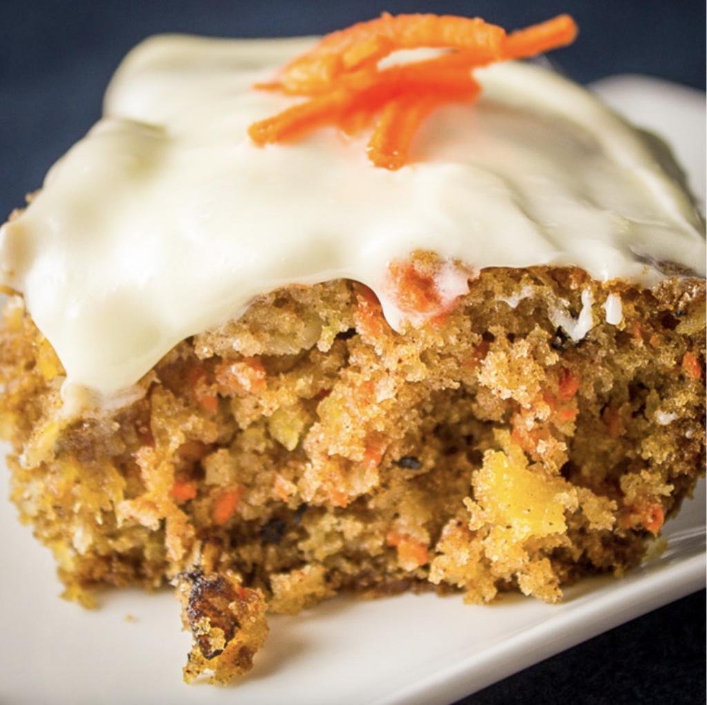 Carrot and Pineapple Cake Recipe