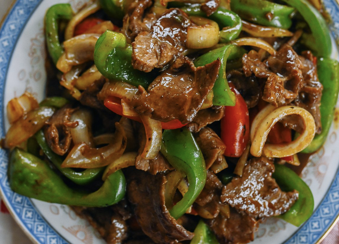 Chinese Onion Pepper Steak Recipe