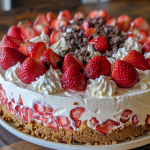 Luscious Strawberry Dream Cheesecake