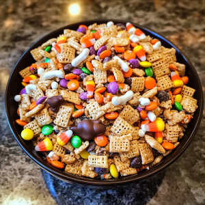 The Best Halloween Muddy Buddies Mix