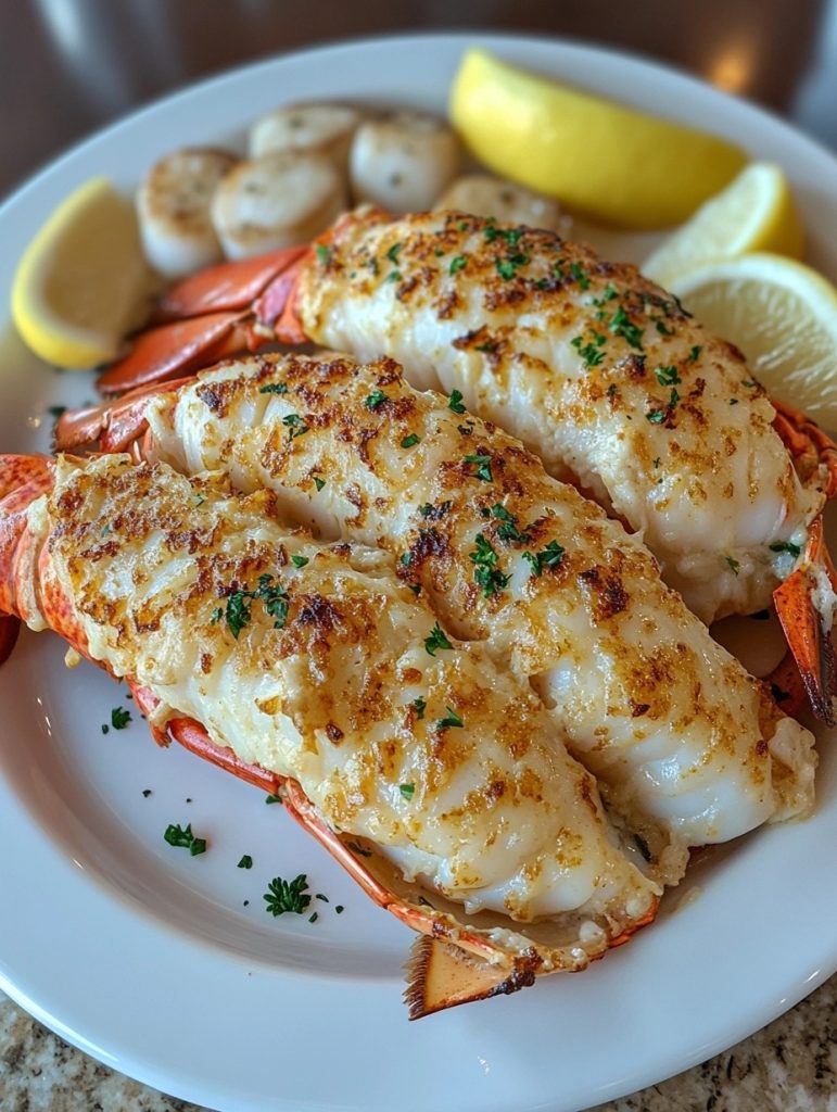 Garlic Butter Lobster and Scallops Recipe