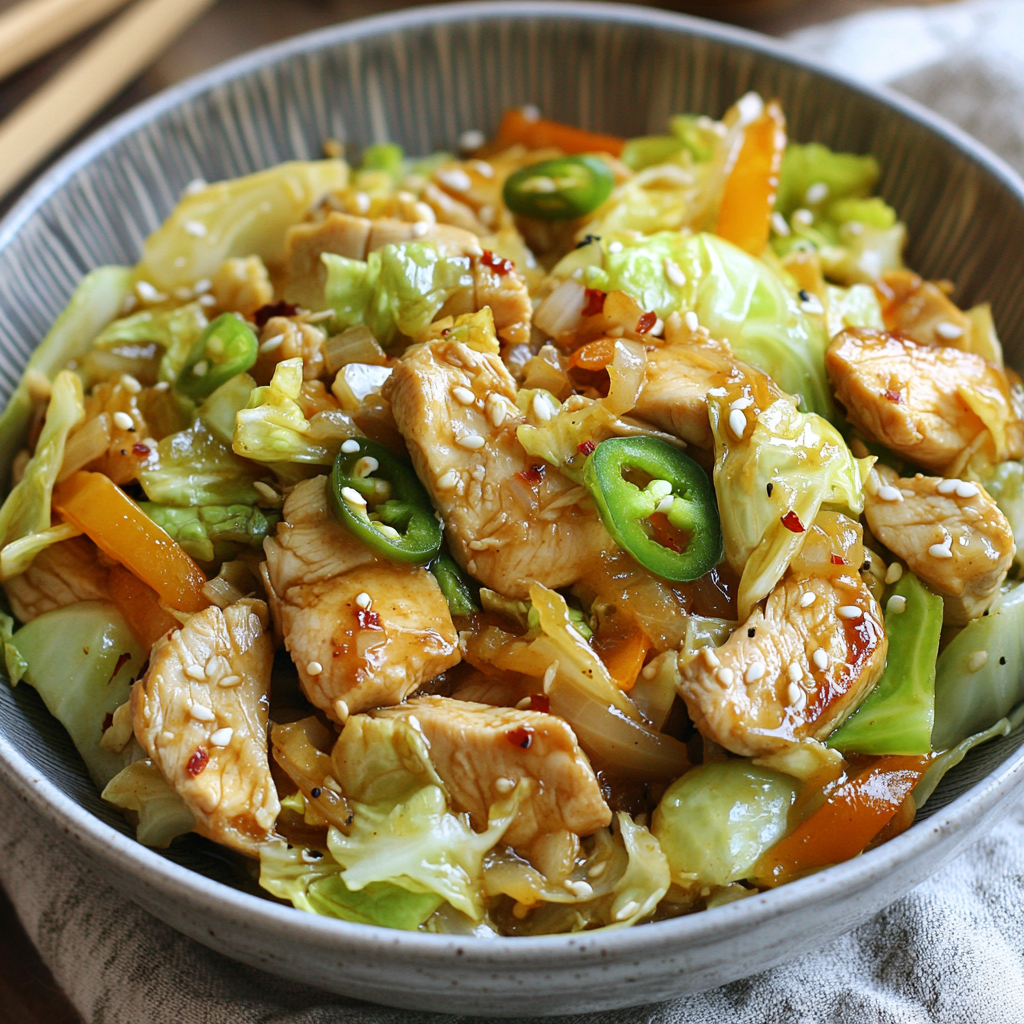 Chinese Chicken Cabbage Stir-Fry: A Quick, Healthy, and Flavorful Recipe
