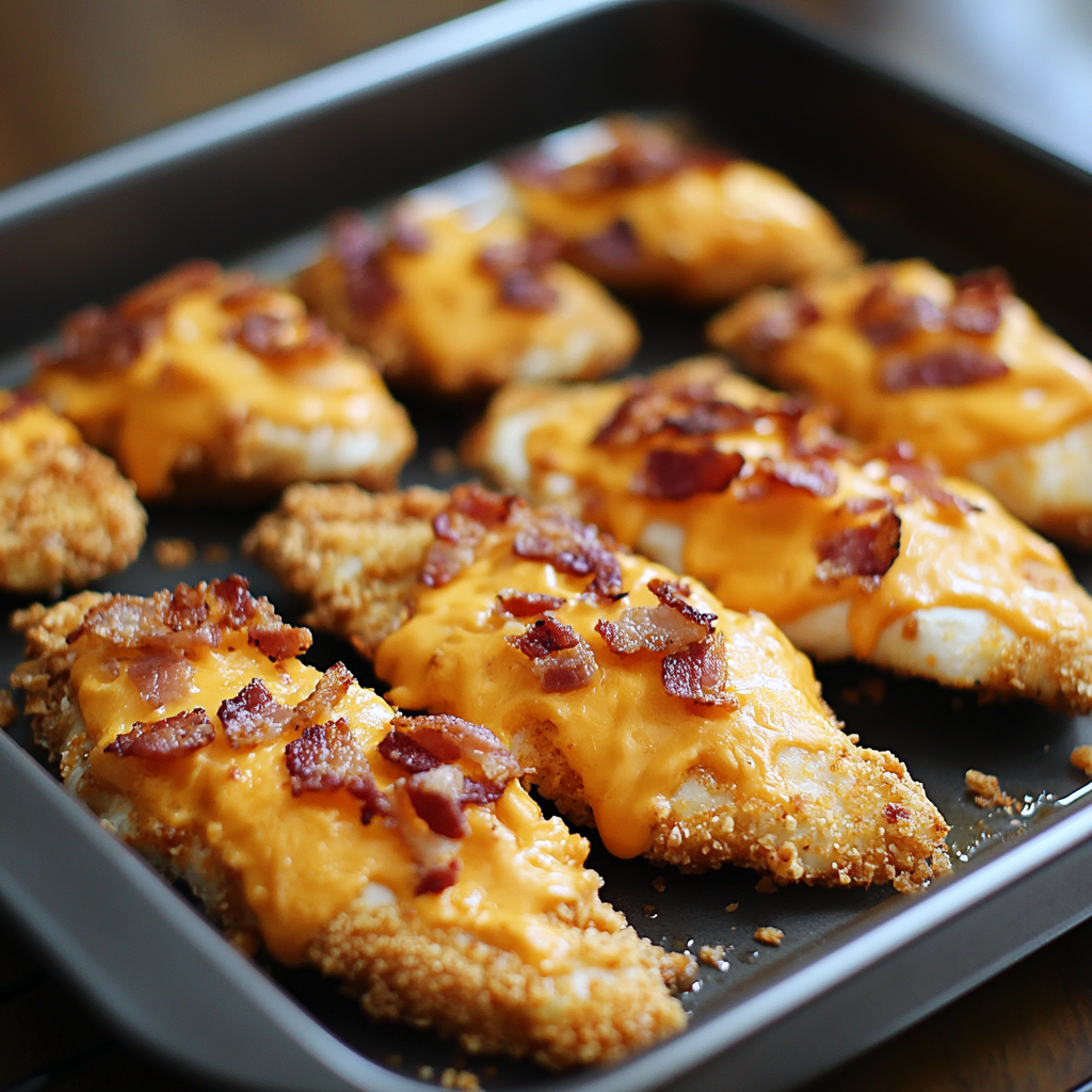 Cheddar Bacon Chicken Tenders Recipe