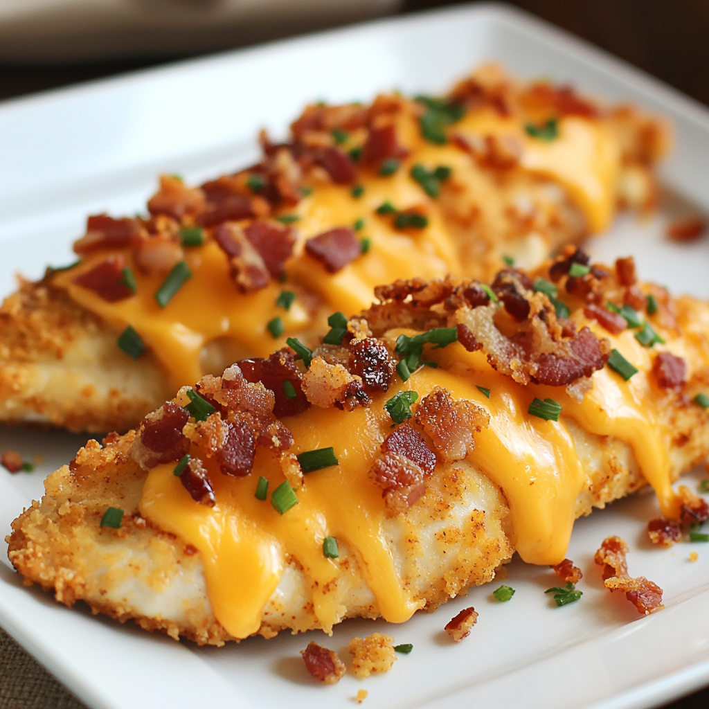 Cheddar Bacon Chicken Tenders Recipe