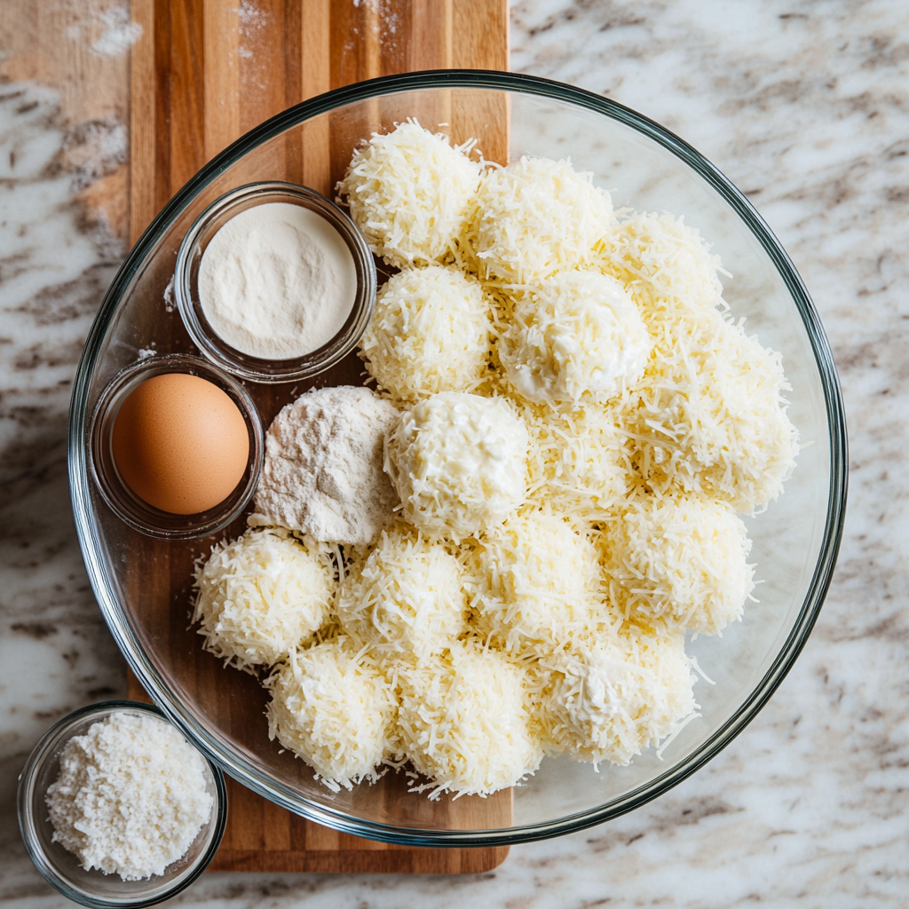 Cheesy Parmesan Mozzarella Bites