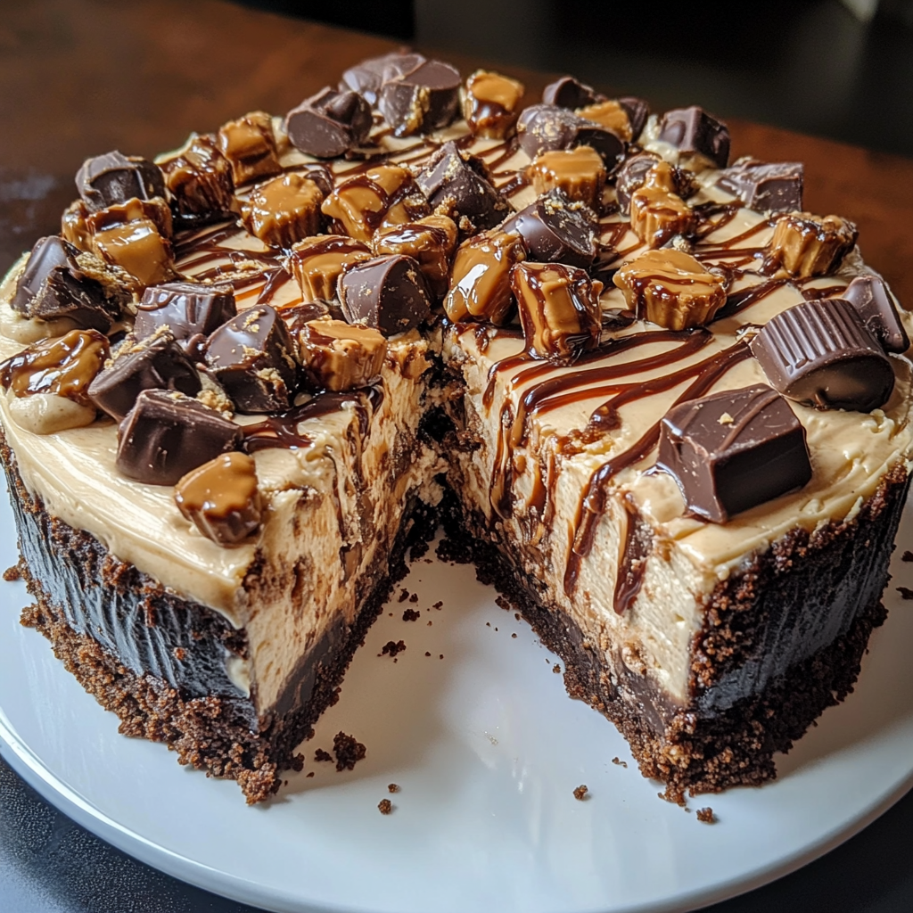 Mouth-Watering Reese's Peanut Butter Cup Cheesecake Recipe