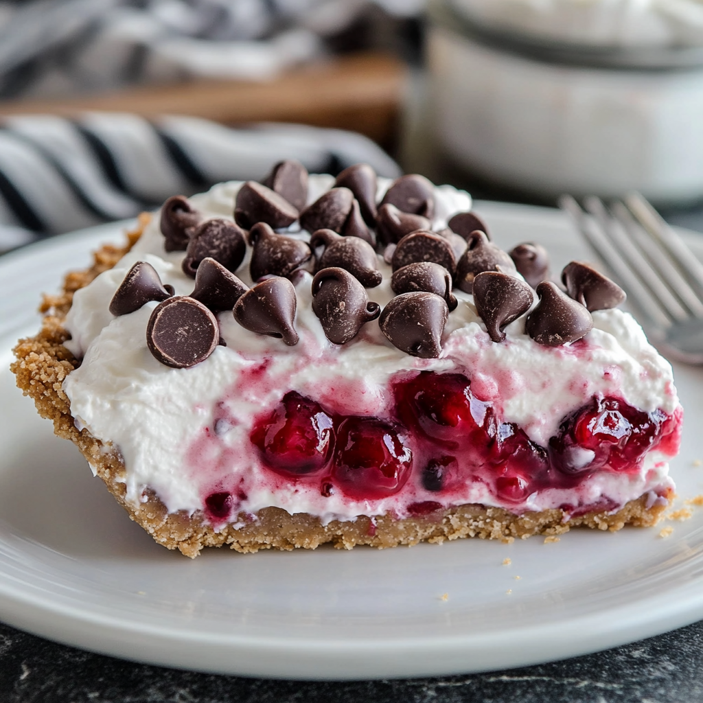 No-Bake Easy Cherry Chocolate Chip Pie Recipe: A Decadent Dessert Without the Fuss