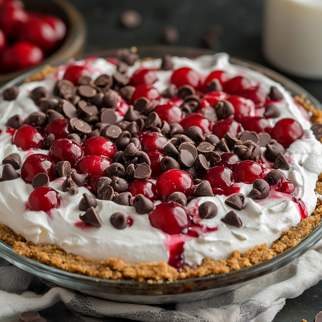 No-Bake Easy Cherry Chocolate Chip Pie Recipe: A Decadent Dessert Without the Fuss