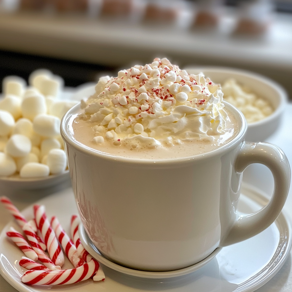 Winter Wonderland White Hot Chocolate Recipe