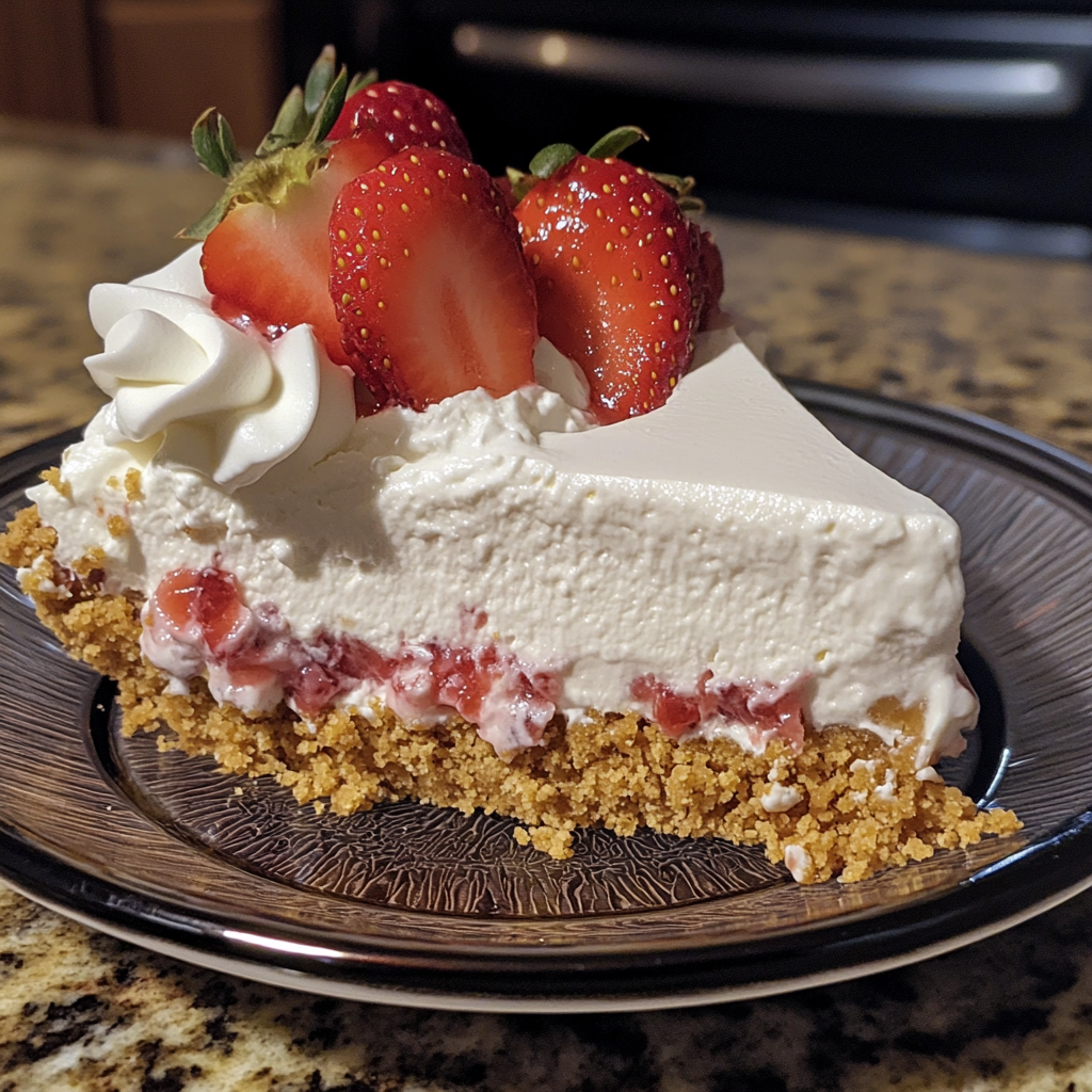 Berrylicious Strawberry Crunch Cheesecake
