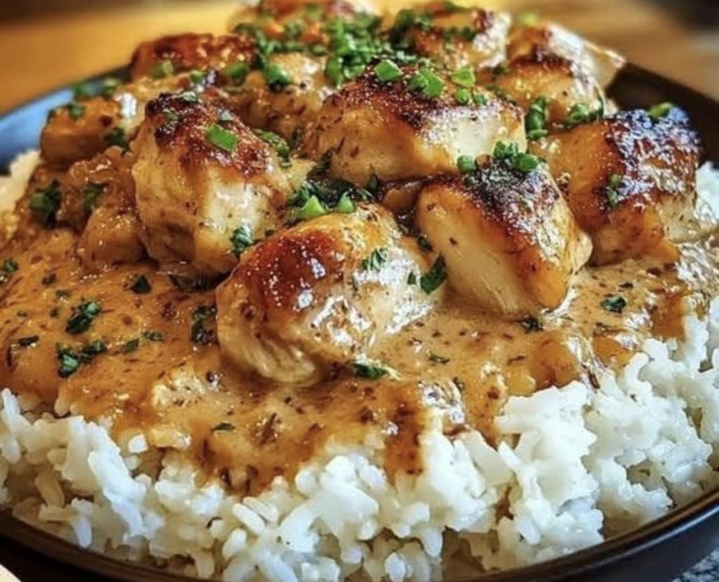 Smothered Chicken and Rice