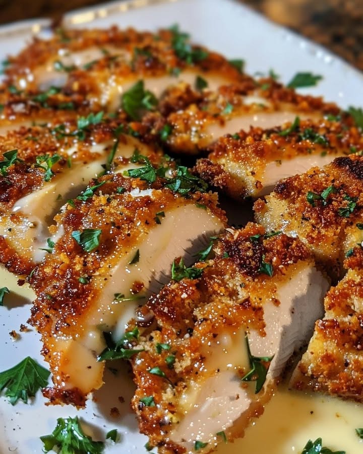 Garlic Parmesan Crusted Chicken