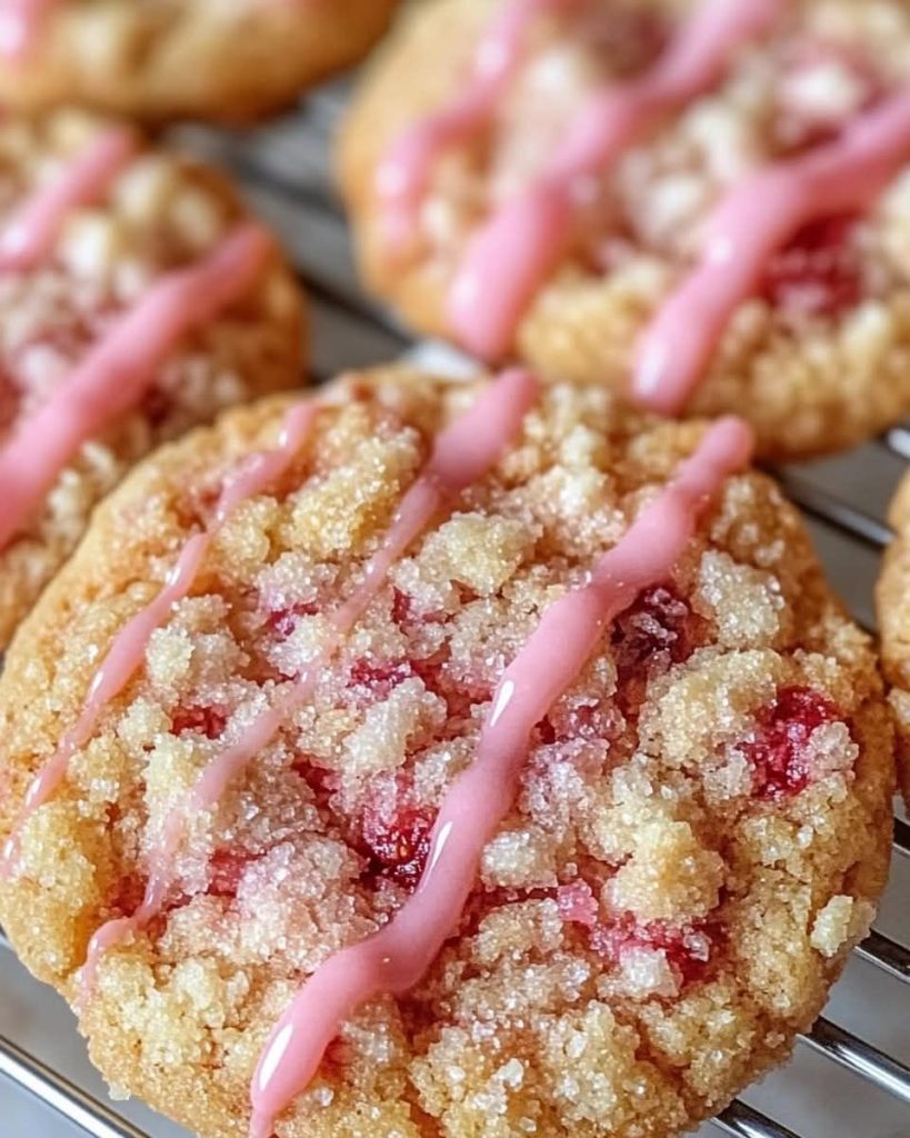 Strawberry Crunch Cookies