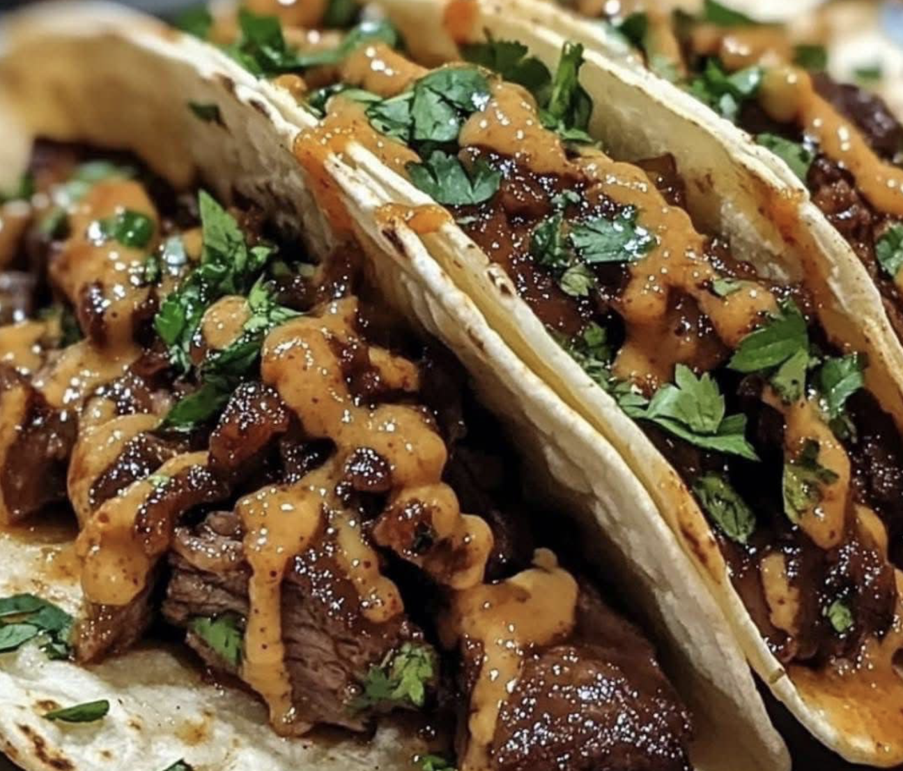 Garlic Butter Honey BBQ Beef Tacos: A Fusion of Flavors