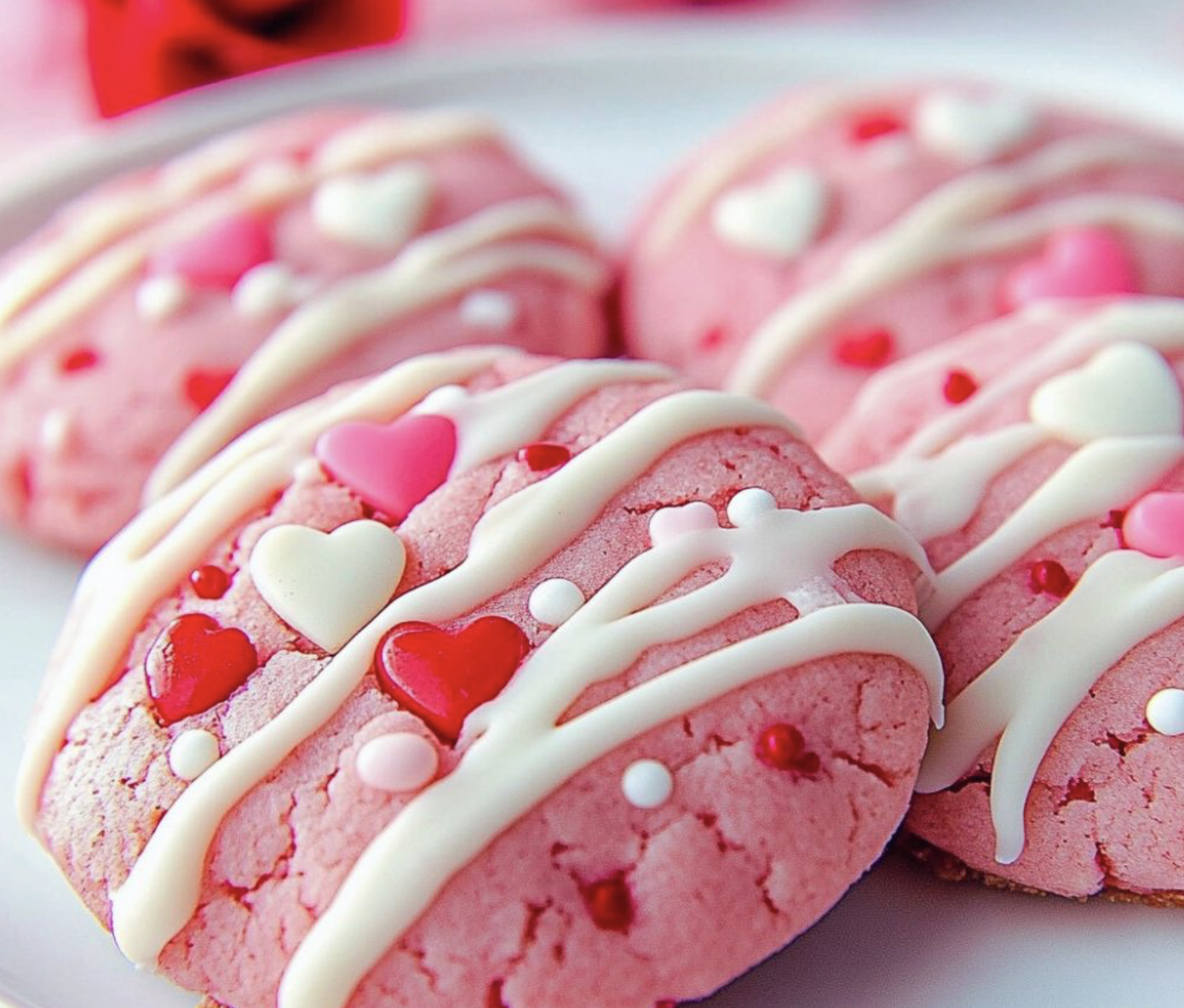 Valentine Strawberry Cookies: A Sweet Treat for Your Loved Ones