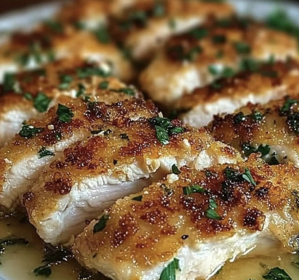 Garlic Parmesan Crusted Chicken