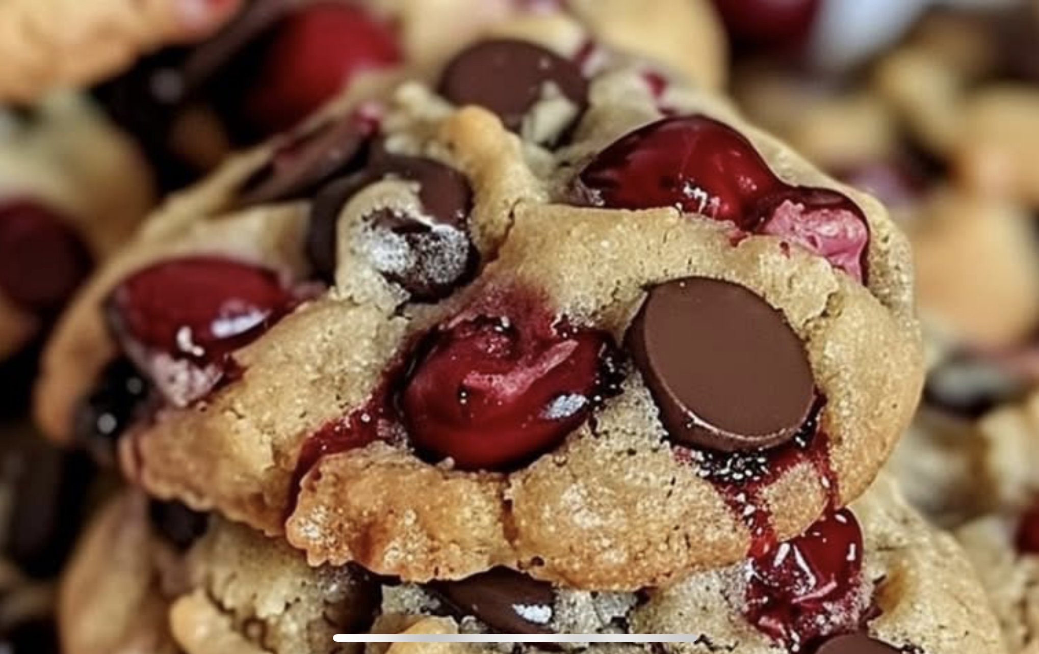 Maraschino Cherry Chocolate Chip Cookies Recipe