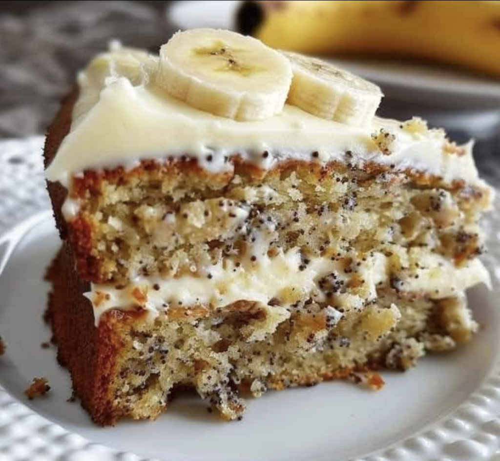 Banana Bread Cake with Cream Cheese Frosting