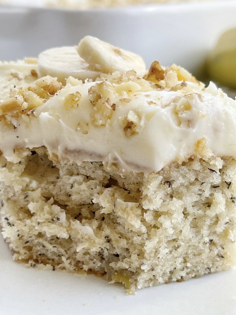 Banana Bread Cake with Cream Cheese Frosting