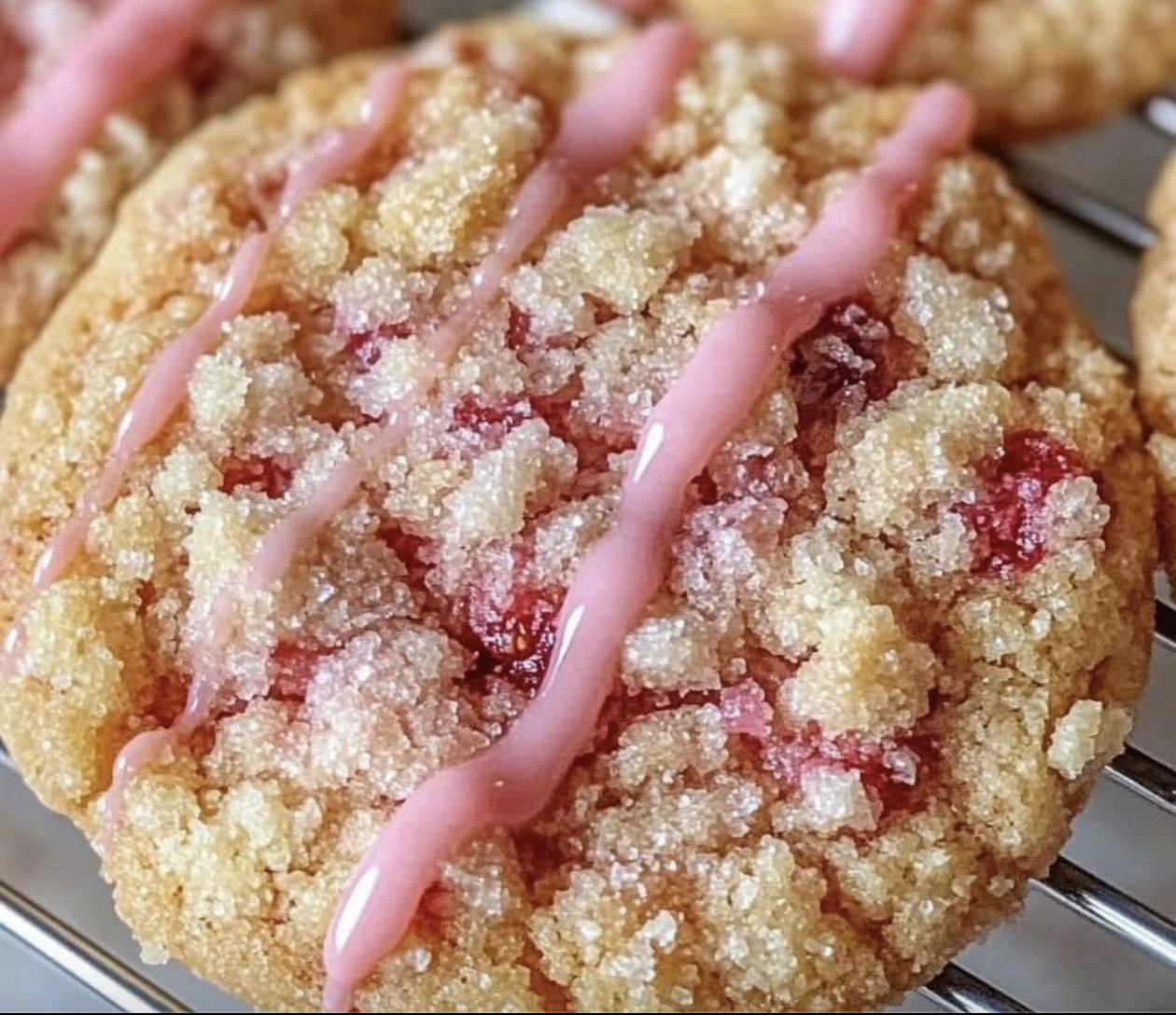 Strawberry Crunch Cookies