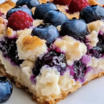 Blueberry Cottage Cheese Breakfast Bake